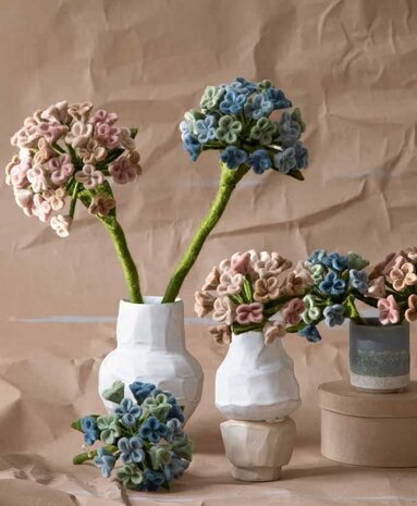 Gry & Sif Gry & sif - bloem hortensia klein - pale rose