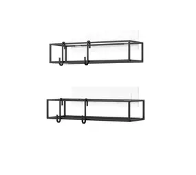 Umbra Umbra - cubiko zelfklevende rekjes - zwart (set van 2)