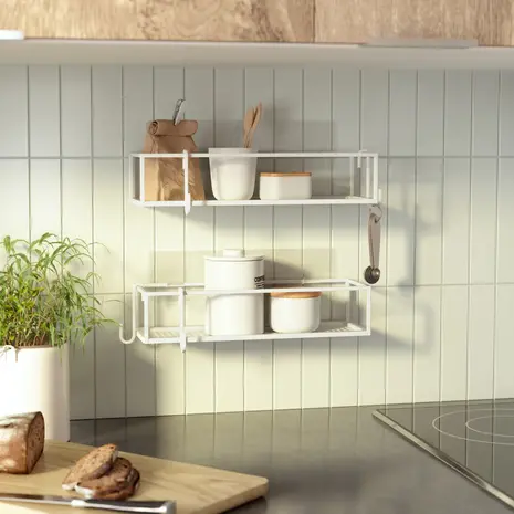 Umbra Umbra - cubiko zelfklevende rekjes - wit (set van 2)