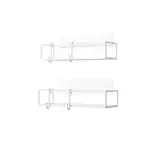 Umbra Umbra - cubiko zelfklevende rekjes - wit (set van 2)