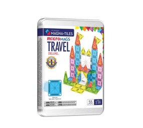 Magna-Tiles Magna-Tiles + micro mags - travel set deluxe (55 stuks)
