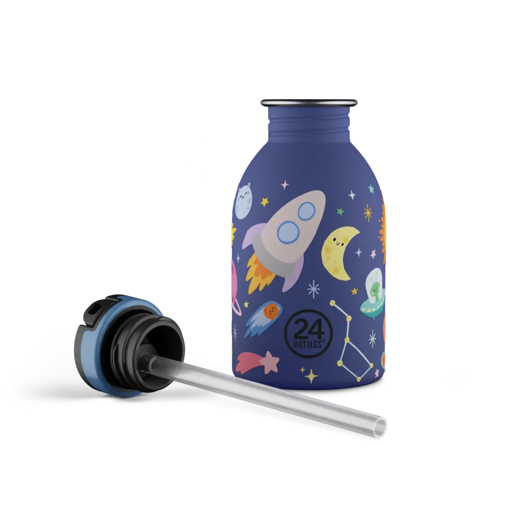 24 Bottles 24 Bottles - rvs drinkfles (250 ml) - space friends