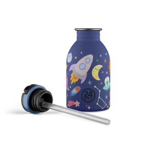 24 Bottles 24 Bottles - rvs drinkfles (250 ml) - space friends