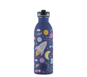 24 Bottles 24 Bottles - rvs drinkfles (500 ml) - space friends 24 Bottles 24 Bottles - rvs drinkfles (500 ml) - space friends