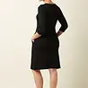 King Louie King Louie - mona dress milano crepe - black King Louie King Louie - mona dress milano crepe - black
