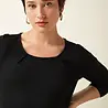 King Louie King Louie - mona dress milano crepe - black King Louie King Louie - mona dress milano crepe - black