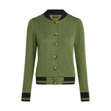 King Louie King Louie - cleo jacket ivy check - guacemole green