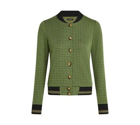 King Louie King Louie - cleo jacket ivy check - guacemole green King Louie King Louie - cleo jacket ivy check - guacemole green