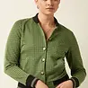 King Louie King Louie - cleo jacket ivy check - guacemole green King Louie King Louie - cleo jacket ivy check - guacemole green