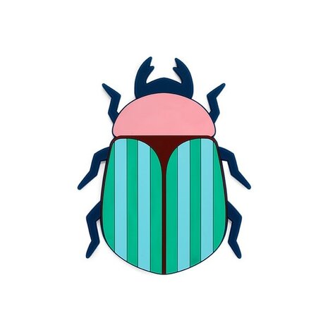 Balvi Balvi - panonderzetter - the beetles pink