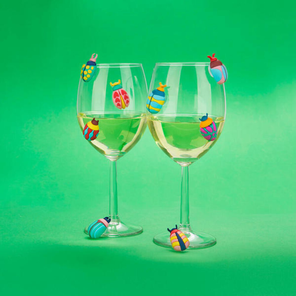 Balvi Balvi - drinkmarkers - the beetles (set van 8)