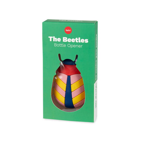 Balvi Balvi - flesopener magnetisch - the beetles red Balvi Balvi - flesopener magnetisch - the beetles red