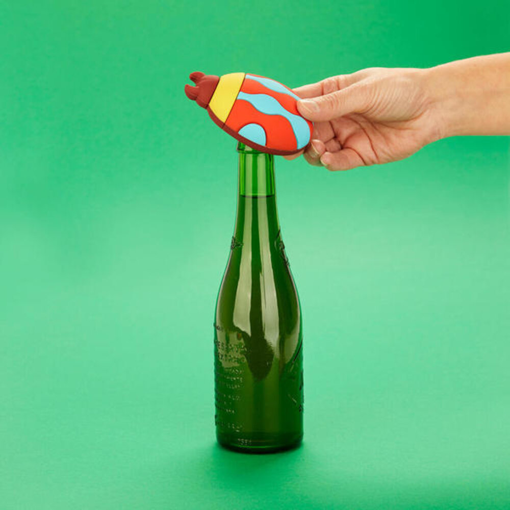 Balvi Balvi - flesopener magnetisch - the beetles yellow Balvi Balvi - flesopener magnetisch - the beetles yellow