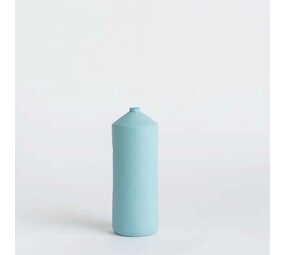 Foekje Fleur Foekje Fleur - porcelain bottle vase - #2 light blue Foekje Fleur Foekje Fleur - porcelain bottle vase - #2 light blue