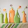Foekje Fleur Foekje Fleur - porcelain bottle vase - #25 moss Foekje Fleur Foekje Fleur - porcelain bottle vase - #25 moss