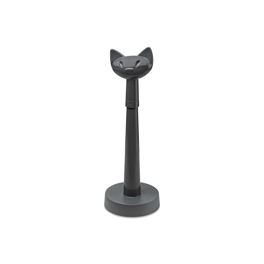 Koziol Koziol - keukenrolhouder miaou - bio donkergrijs Koziol Koziol - keukenrolhouder miaou - bio donkergrijs
