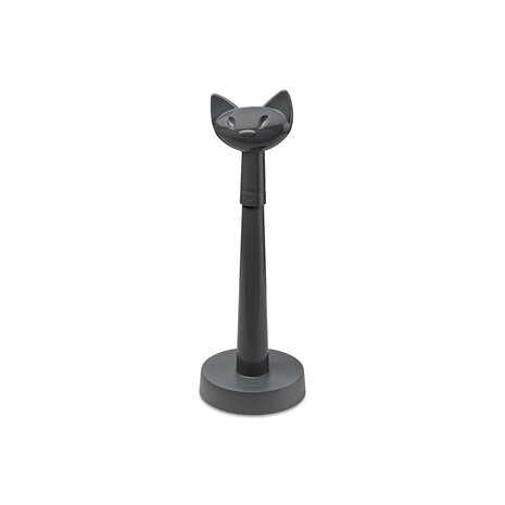 Koziol Koziol - keukenrolhouder miaou - bio donkergrijs Koziol Koziol - keukenrolhouder miaou - bio donkergrijs