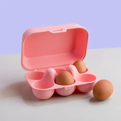 Koziol Koziol - eggs to go eierdoos mini - sweet pink Koziol Koziol - eggs to go eierdoos mini - sweet pink