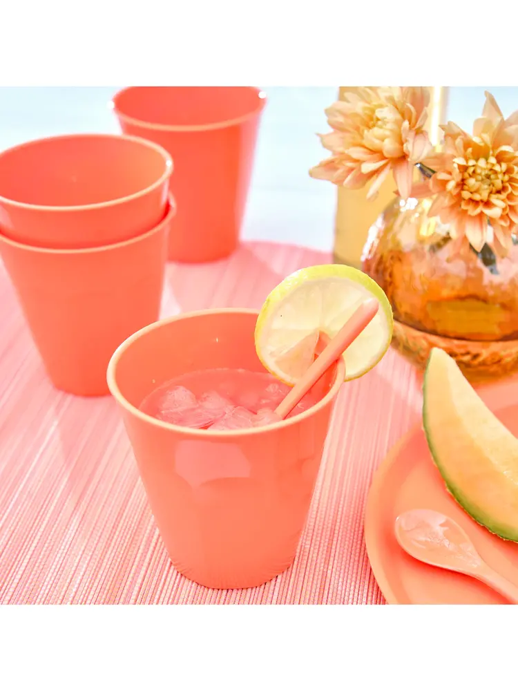 Koziol Koziol - nora beker M - strong coral (300 ml)