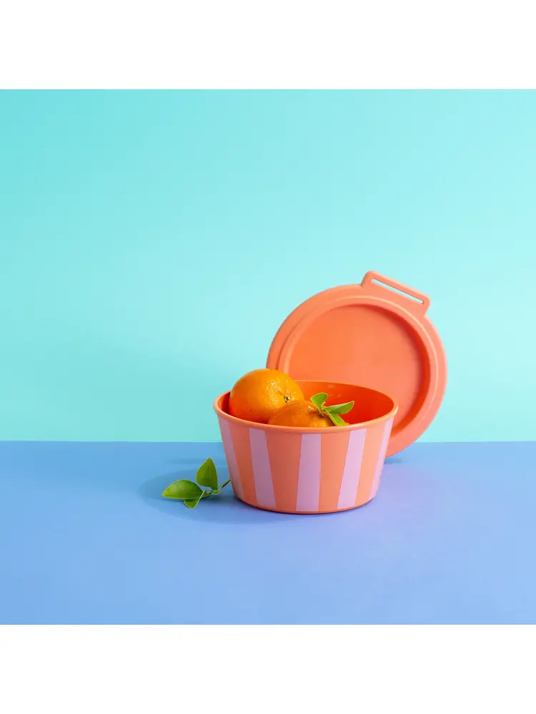 Koziol Koziol - nora schaal met deksel - stripes (700 ml) Koziol Koziol - nora schaal met deksel - stripes (700 ml)