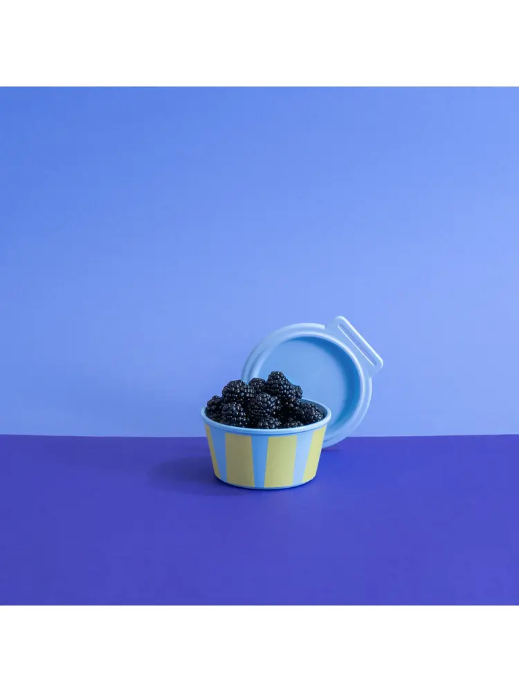 Koziol Koziol - nora schaal met deksel - stripes (250 ml) Koziol Koziol - nora schaal met deksel - stripes (250 ml)