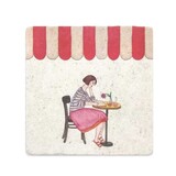 Ask a duck Ask a duck - tegel natuursteen - voor het café