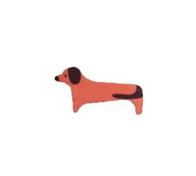 Ask a duck Ask a duck - broche hout - teckel Ask a duck Ask a duck - broche hout - teckel