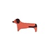 Ask a duck - broche hout - teckel Ask a duck - broche hout - teckel