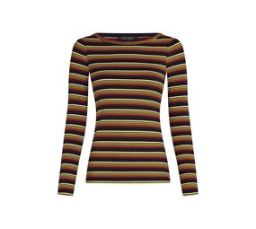 King Louie King Louie - lili tee frostine stripe - spicy orange King Louie King Louie - lili tee frostine stripe - spicy orange