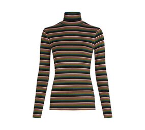 King Louie King Louie - rollneck top frostine stripe - woodbine green King Louie King Louie - rollneck top frostine stripe - woodbine green