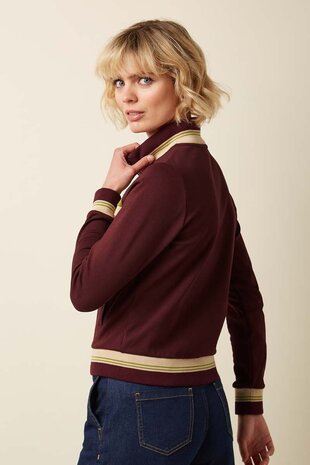 King Louie King Louie - colorblock coljack daytona sweat - porto red King Louie King Louie - colorblock coljack daytona sweat - porto red