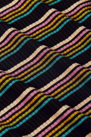 King Louie King Louie - lili tee frostine stripe - woodbine green