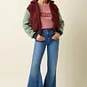King Louie King Louie - fay jacket teddy - beet red King Louie King Louie - fay jacket teddy - beet red
