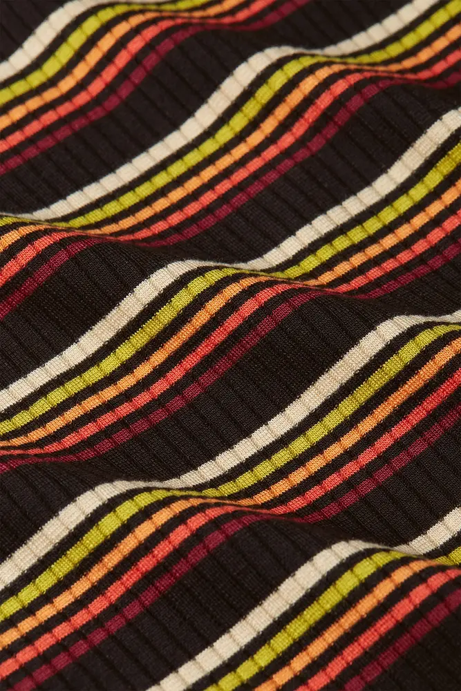 King Louie King Louie - lili tee frostine stripe - spicy orange King Louie King Louie - lili tee frostine stripe - spicy orange