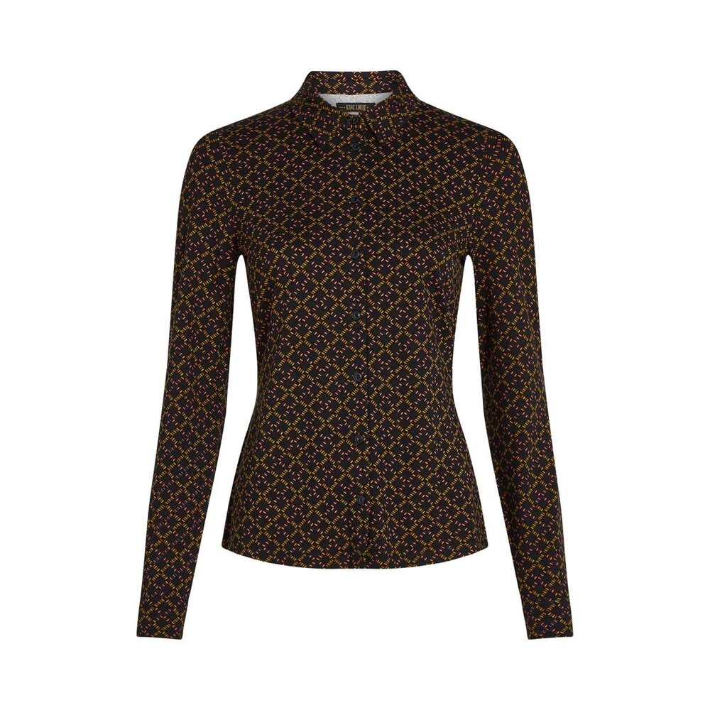 King Louie King Louie - blouse dynamo - black King Louie King Louie - blouse dynamo - black