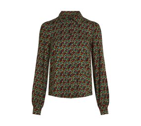 King Louie King Louie - maisie blouse mirth jersey - rhubarb red King Louie King Louie - maisie blouse mirth jersey - rhubarb red