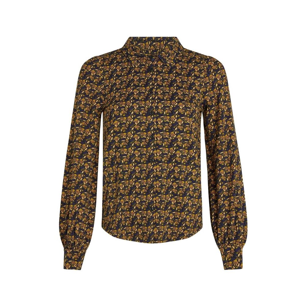 King Louie King Louie - maisie blouse mirth jersey - rhodonite blue