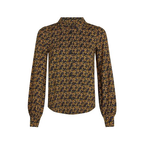 King Louie King Louie - maisie blouse mirth jersey - rhodonite blue