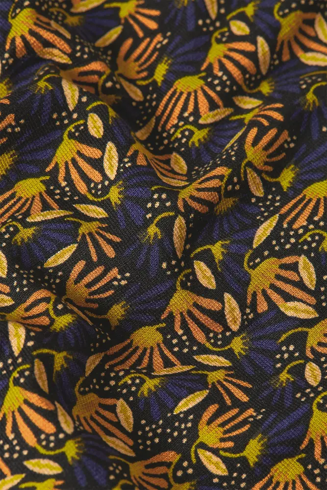 King Louie King Louie - maisie blouse mirth jersey - rhodonite blue