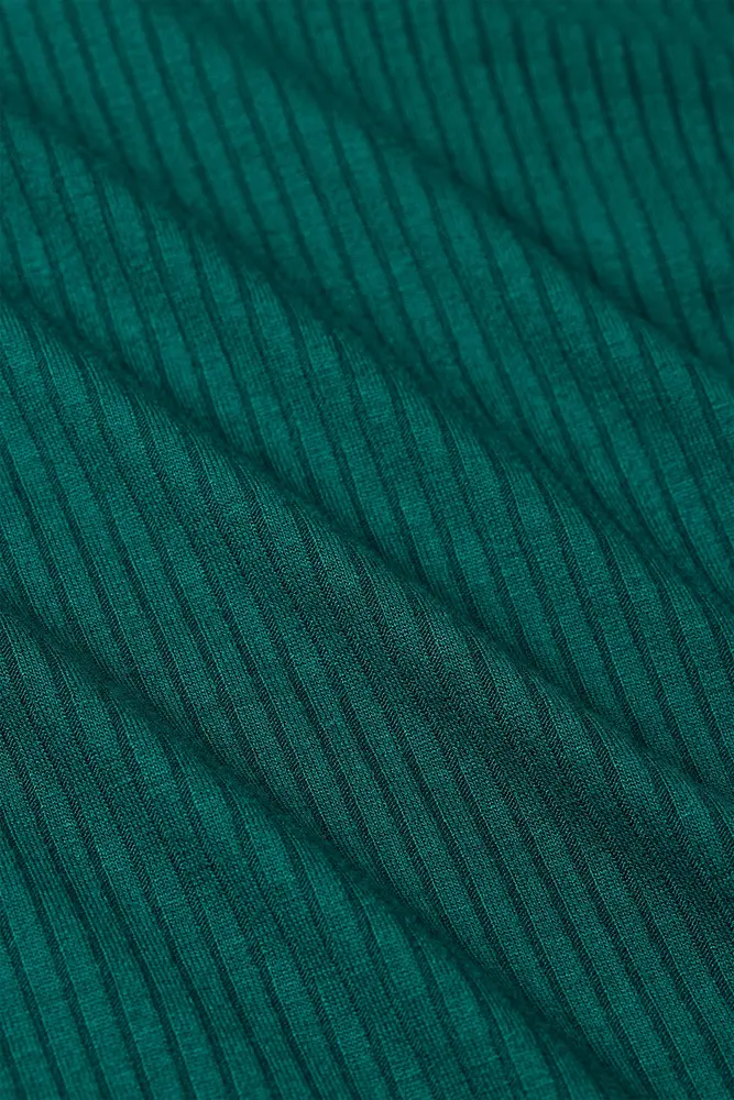 King Louie King Louie - rollneck top uni rib - spruced green King Louie King Louie - rollneck top uni rib - spruced green