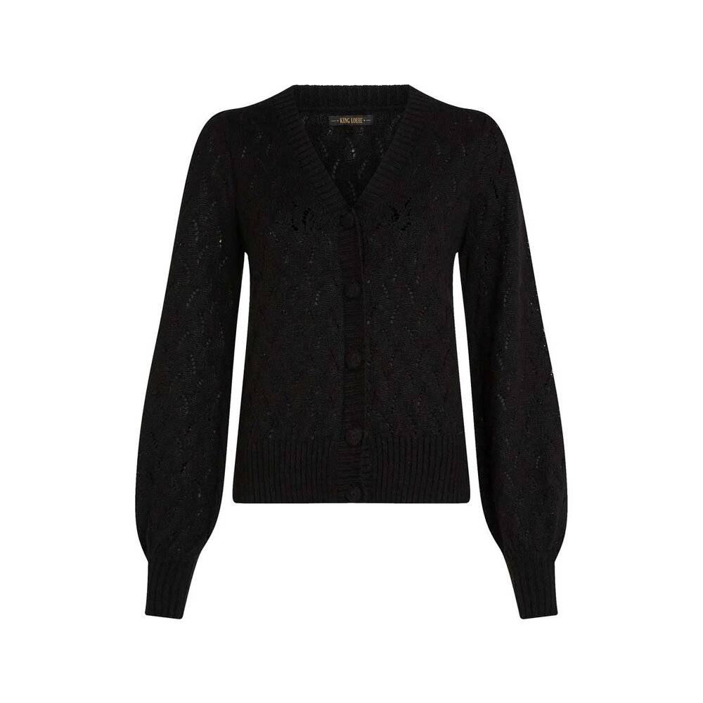 King Louie King Louie - cardi v farfalle - black