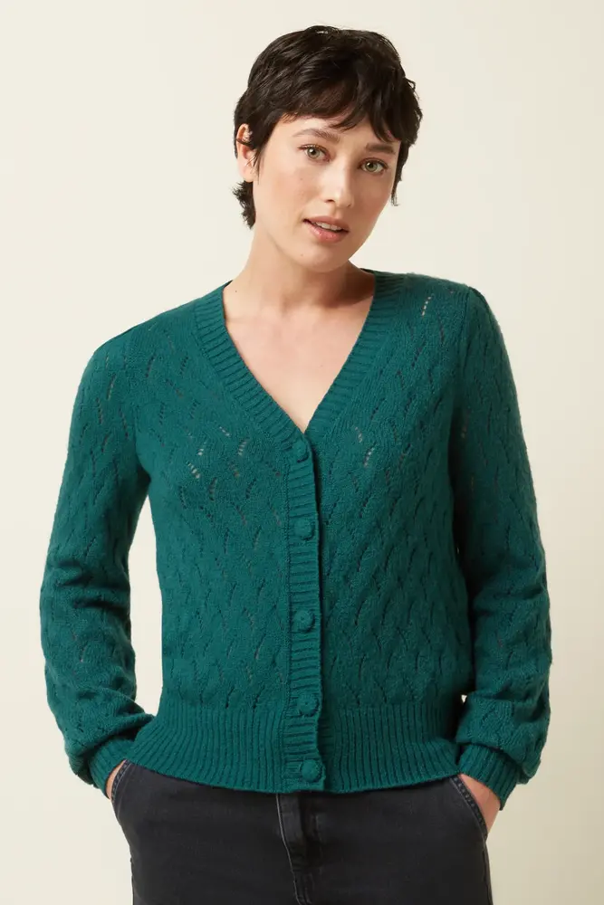 King Louie King Louie - cardi v farfalle - spruced green King Louie King Louie - cardi v farfalle - spruced green