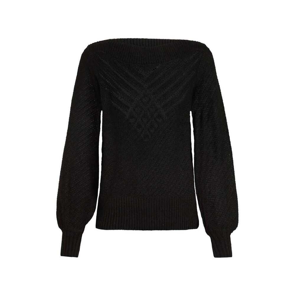 King Louie King Louie - erin top farfalle - black