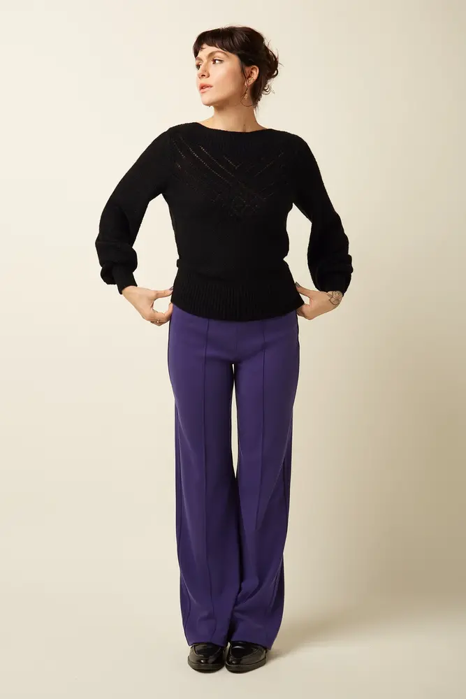 King Louie King Louie - erin top farfalle - black