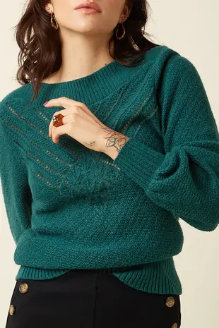 King Louie King Louie - erin top farfalle - spruced green King Louie King Louie - erin top farfalle - spruced green