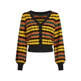 King Louie King Louie - cardi v royal - black King Louie King Louie - cardi v royal - black