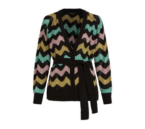 King Louie King Louie - cardi belt botany - black King Louie King Louie - cardi belt botany - black