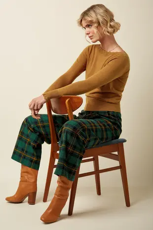 King Louie King Louie - rosa pants leeds check - evening blue