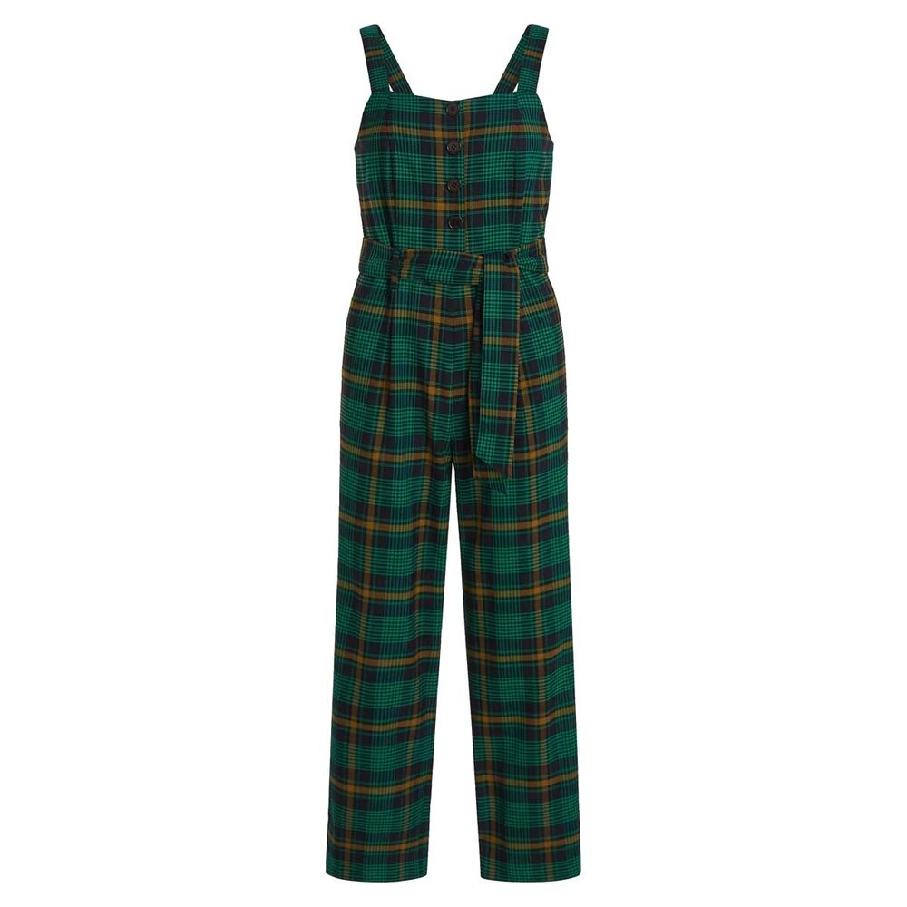 King Louie King Louie - ines jumpsuit leeds check - evening blue King Louie King Louie - ines jumpsuit leeds check - evening blue