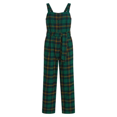 King Louie King Louie - ines jumpsuit leeds check - evening blue King Louie King Louie - ines jumpsuit leeds check - evening blue